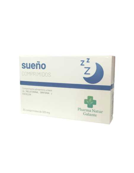 Sueño con melatonina triptofano 325mg 30 comprimidos Pharma Natur Galante Sueño con melatonina triptofano 325mg 30 comprimidos Pharma Natur Galante